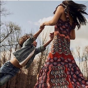 Corey Lynn Calter Anthropologie Doriane midi dress